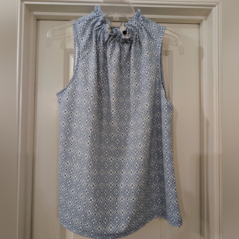 Ann Taylor Factory Sleeveless High Neck Blouse